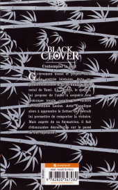 Verso de Black Clover -34- Tome 34