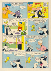 Verso de Tweety and Sylvester (Dell - 1954) -4- Issue #4