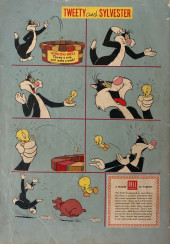 Verso de Tweety and Sylvester (Dell - 1954) -12- Issue #12