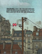 Verso de Jean-Blaise -1- Jean-Blaise le chat qui se prenait pour un oiseau