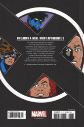 Verso de X-Men - La Collection Mutante -7319- Mort apparente 2