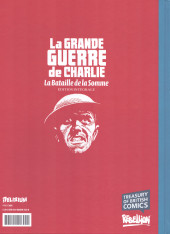 Verso de La grande Guerre de Charlie -INT1 a2021- La Bataille de la Somme - Édition intégrale