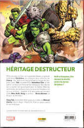 Verso de Planète Hulk - Briseur de mondes