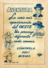 Verso de Aventura (1954 - Sea/Novaro) -226- Pólvora