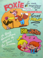 Verso de Bib et Zette (2e Série - Pop magazine/Comics humour) -4- Le champion