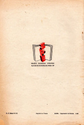 Verso de Bibi Fricotin (2e Série - SPE) (Après-Guerre) -1a1948- La vocation de Bibi Fricotin