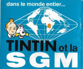 Verso de Tintin - Publicités -SGM- Tintin et la S.G.M.