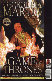 Verso de A Game of Thrones (2011) -1VC2- Issue #1
