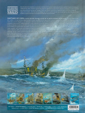 Verso de Les grandes batailles navales -21- Santiago de Cuba