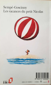 Verso de Le petit Nicolas -3Poch1994- Les vacances du petit nicolas