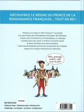 Verso de L'histoire de France en BD (Joly/Heitz) -8a2023- François Ier et la renaissance