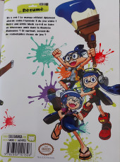 Verso de Splatoon : La Contrée clabousse -1- Tome 1