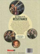 Verso de Les enfants de la Résistance -HS4- Historia BD : Les Enfants de la Résistance