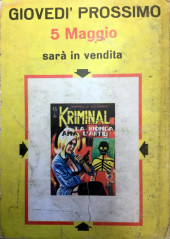 Verso de Kriminal (Editoriale Corno) -44- 4 Croci