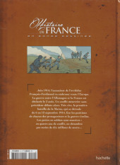 Verso de Histoire de France en bande dessinée (Le Monde présente) -48- La Grande Guerre Des taxis de la Marne à la bataille de Verdun 1914 / 1916