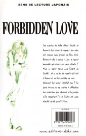 Verso de Forbidden Love -4- Tome 4