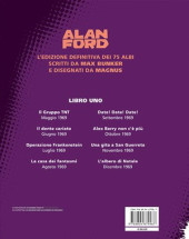 Verso de Alan Ford (Oscar Ink) -5- Libro Cinque