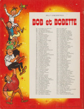 Verso de Bob et Bobette (3e Série Rouge) -67a1980- le jongleur du veau d'or