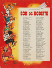 Verso de Bob et Bobette (3e Série Rouge) -116a1982- la clé de bronze