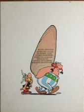 Verso de Astérix (en allemand) -1a1971- Asterix der Gallier