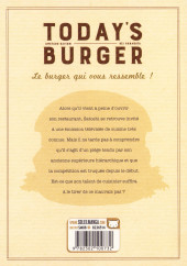 Verso de Today's Burger -2- Tome 2
