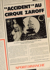 Verso de La cracheuse de feu du cirque Zaroff