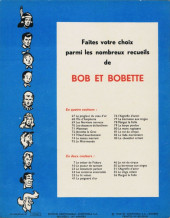 Verso de Bessy -71- La disparition de Cœur Vaillant