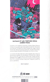 Verso de Batman & les Tortues Ninja -1Poche2023- Amère pizza