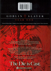 Verso de Goblin Slayer : Year One -10- Tome 10