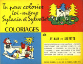Verso de Sylvain et Sylvette (albums Fleurette) -10a1962- Aux prises avec les bêtes sauvages