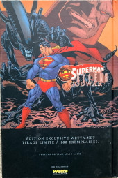 Verso de Superman versus Aliens -1TL- Godwar - Édition exclusive