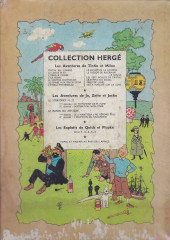 Verso de Tintin (Historique) -13B13- Les 7 boules de cristal