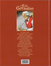 Verso de La bête du Gévaudan (Pesch) - La bête du Gévaudan