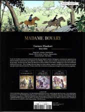 Verso de Les grands Classiques de la Littérature en Bande Dessinée (Glénat/Le Monde 2022)  -46- Madame Bovary