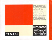 Verso de (AUT) Robial -1996- Canal+ de Bande Dessinée
