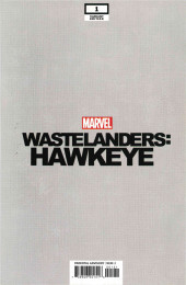 Verso de Wastelanders: Hawkeye (2021) -1VC- Issue #1
