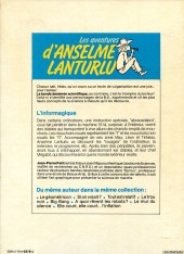 Verso de Anselme Lanturlu (Les Aventures d') -1b1984- L'informagique