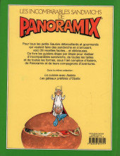 Verso de Astérix (Autres) -8- Les Incomparables Sandwichs de Panoramix pour petits Gaulois débrouillards et gourmands