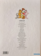 Verso de Garfield (Dargaud) -1c2002- Garfield prend du poids