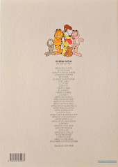 Verso de Garfield (Dargaud) -4c2002- La faim justifie les moyens