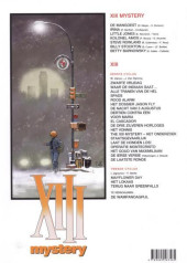 Verso de XIII Mystery (en néerlandais) -7- Betty Barnowsky