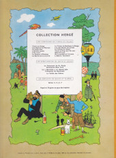 Verso de Tintin (Historique) -14B20Bis- Le Temple du Soleil
