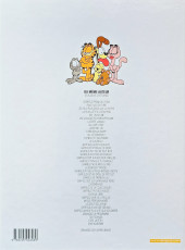 Verso de Garfield (Dargaud) -25b2004- Garfield est sur la mauvaise pente