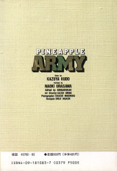 Verso de Pineapple Army (en Japonais) -3- Operation 3 - The Glorious 1979