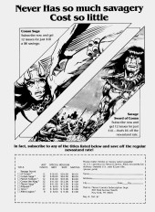 Verso de Conan Saga (1987) -3- Issue #3