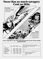 Verso de Conan Saga (1987) -9- Issue #9