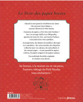 Verso de Le petit Nicolas -HS12- Cartes postales, marque-pages, origamis, papier à lettre, stickers et autres loisirs créatifs