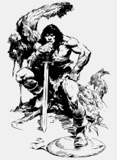 Verso de Conan Saga (1987) -96- Conan Fights Alone!