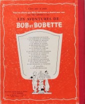 Verso de Bob et Bobette (2e Série Rouge) -20'- Les Chasseurs de Fantômes