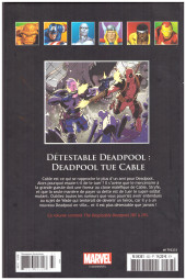 Verso de Marvel Comics : La collection (Hachette) -233200- Détestable Deadpool - Deadpool tue Cable